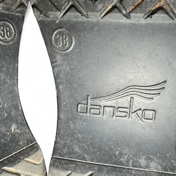 Dansko Women’s Black Leather Professional Clogs Size 38 EU (7.5–8 US) Comfort Wo - Picture 8 of 8